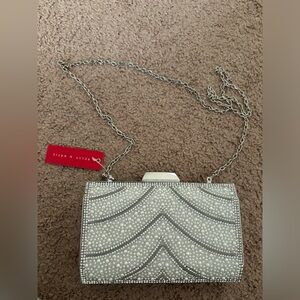 Kelly & Katie Pearl Crystal Minaud Clutch